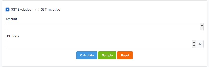 GST Calculator 